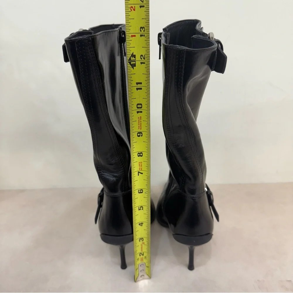 Jeffery Campbell Ride Along Black Women's Boots size 6.5 - Picture 5 of 7